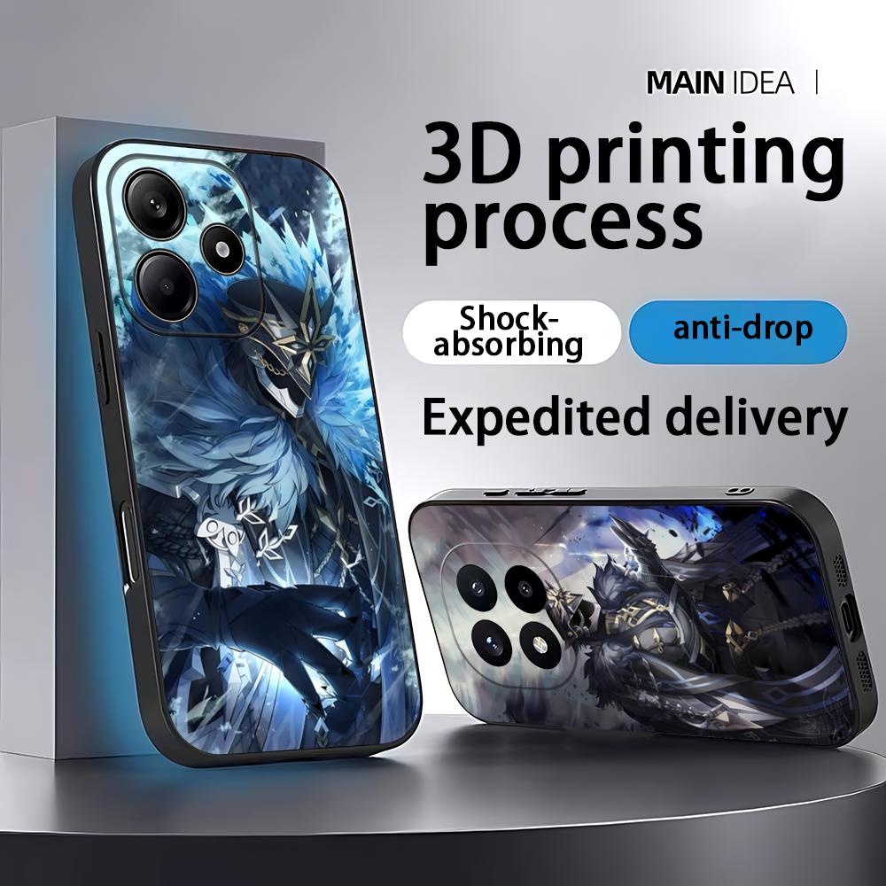 Xiaomi Redmi Note 14 - Genshin Impact Capitano Telefoon Case Voor