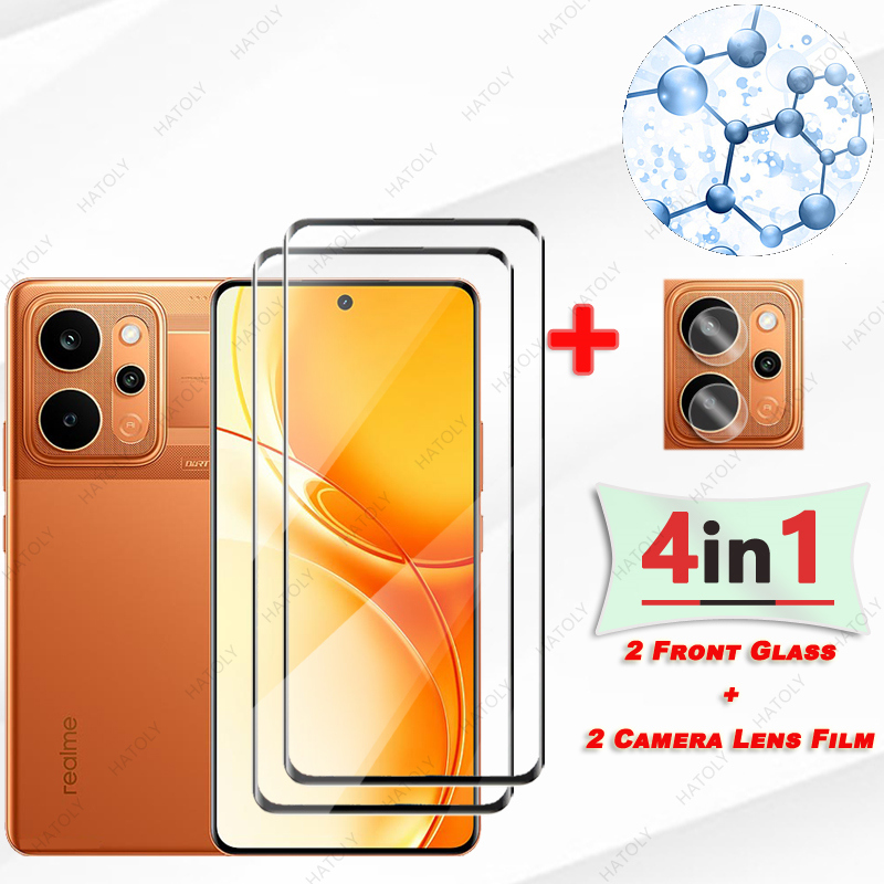 Curved Edge Screen - Voor Realme P4 Power Glas 3D