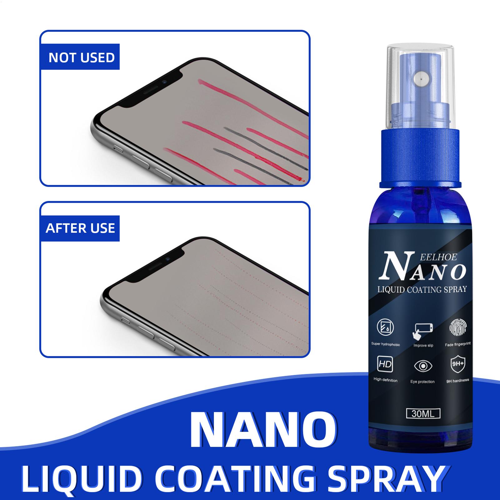 Vloeibare schermbeschermer Spr - Oleophobic Coating Spray recensie en prijs