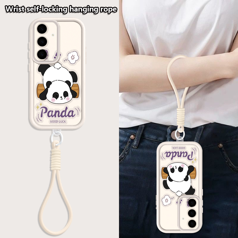 Cartoon Panda Patroon Lanyard  - Samsung Galaxy A55 recensie en prijs