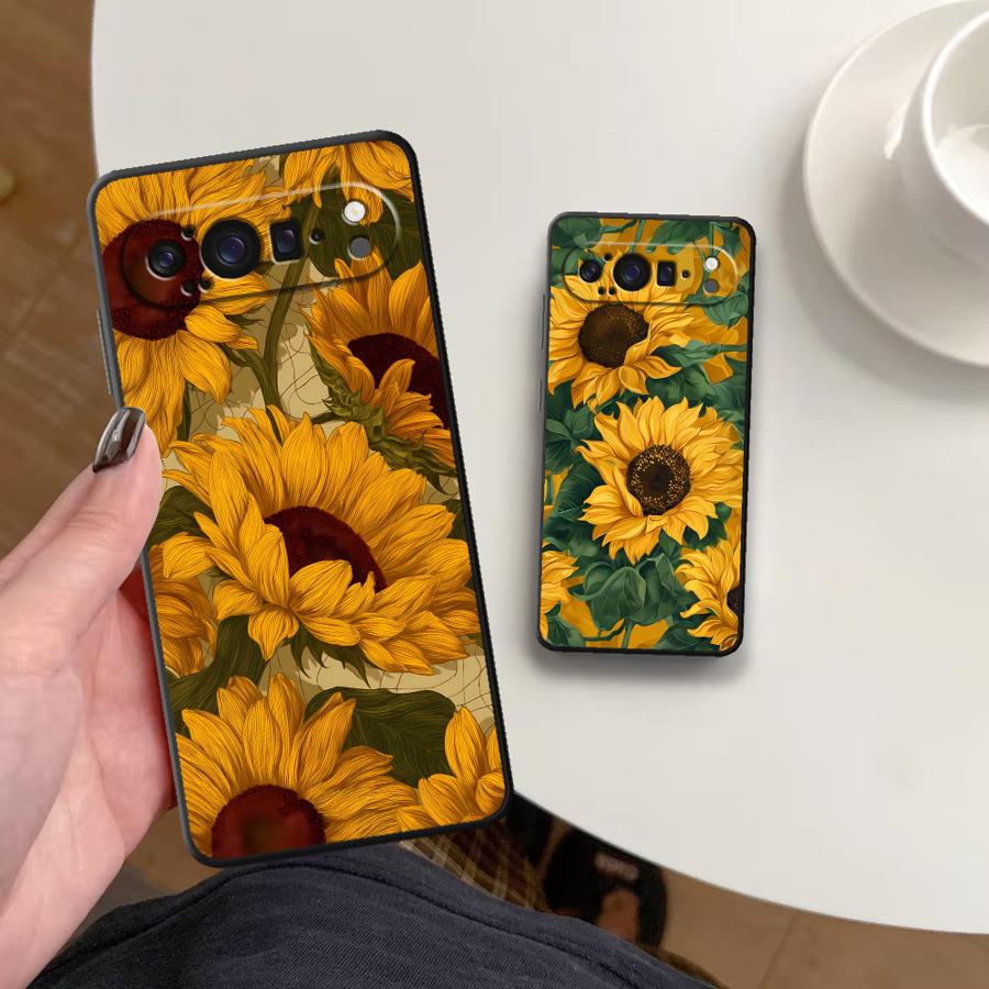 Zonnebloem Zee Funda Telefoon  - Google Pixel 9 recensie en prijs