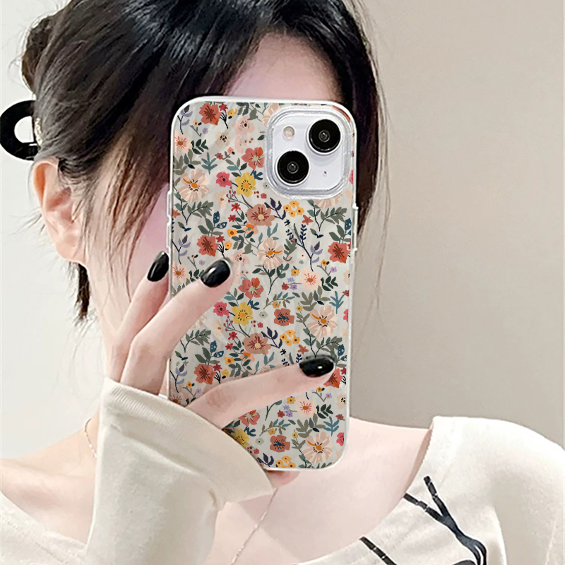 Kleurrijke bloemenprint hoesje - Realme C67 recensie en prijs