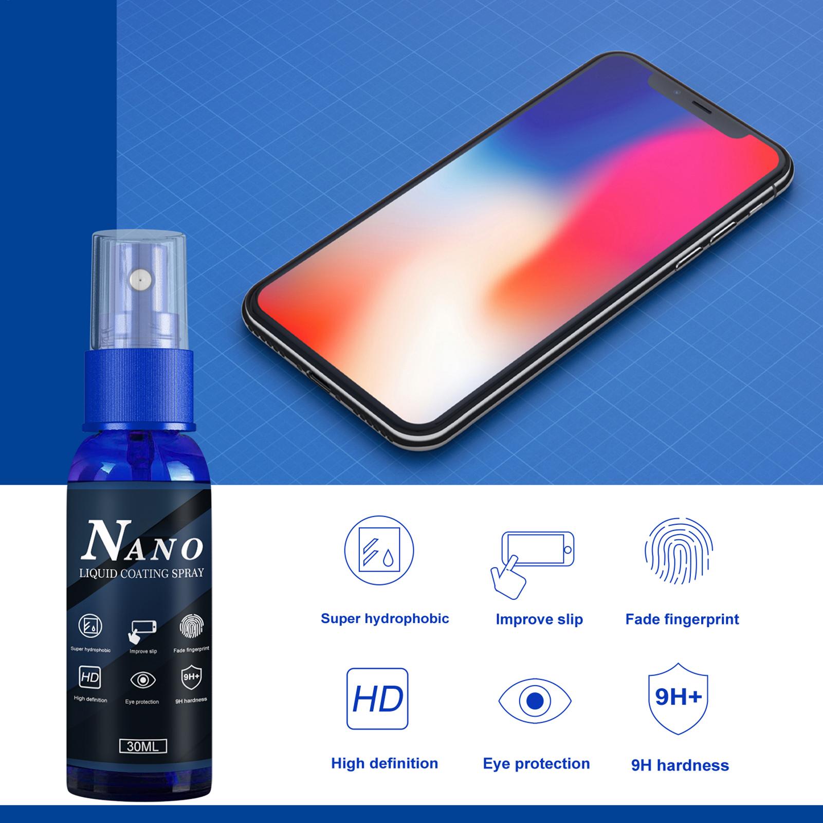Vloeibare schermbeschermer Spr - Oleophobic Coating Spray recensie en prijs