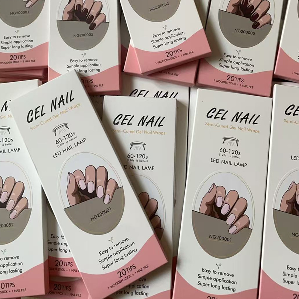 Huizi French Gel Nail Strips P - Full Cover Adhesive recensie en prijs