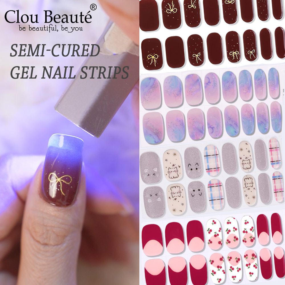 Semi-gecureerde gel nagelstrip - Full Cover Adhesive recensie en prijs